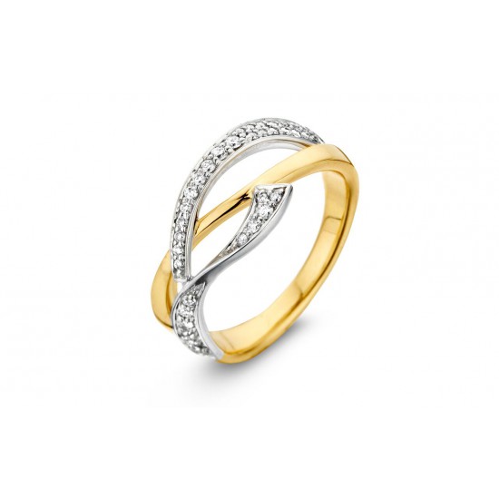 ring bicolor diamant - 602970