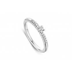 ring wit goud diamant - 602967