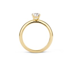 Ring 14 kt geel goud met zirconia - 606971