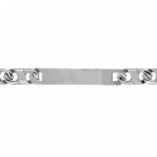 armband staal naamplaat - 602657