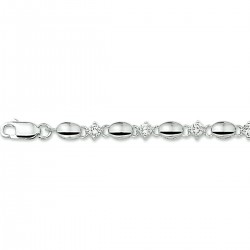 Armband zilver met zirconia - 616466