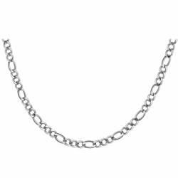 Ketting staal 5 mm figaro 55 cm - 611135