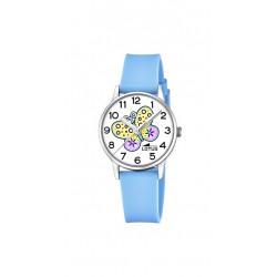 Lotus kids-kast staal-vlinder op wijzerplaat-5atm - 615798