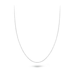 Ketting 14 kt wit goud - 612044