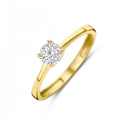 Ring 14 kt met zirconia - 615678