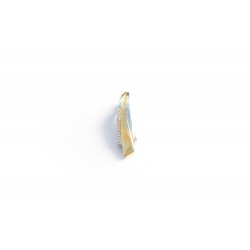 Hanger bicolor met diamant - 17534