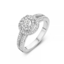Ring wit goud met diamant - 606870
