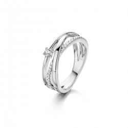Ring zilver met zirconia - 611740