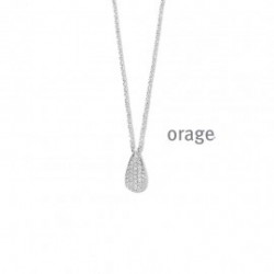 Hanger met zirconia incusief ketting - 616516