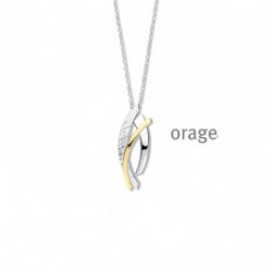 Hanger bicolor inclusief ketting - 616518