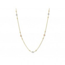 Ketting 18 kt tricolor - 612200