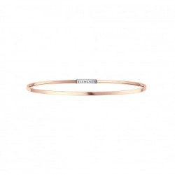 Rosé silver slave bracelet 19 cm - 606220
