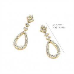 Slingeroorringen  met zirconia - 614995