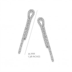 Slingeroorringen  met zirconia - 614996