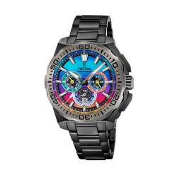 Festina limited edition-kast en band zwart staal-multicolor wijzerplaat-20atm - 615832