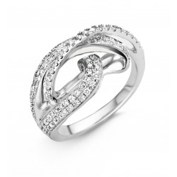 ring 18 kt met diamant 0.49ct - 601739