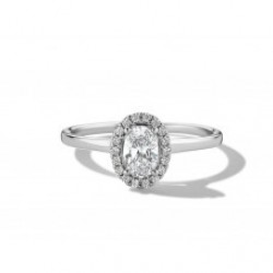 Solitair wit goud met zirconium - 615966