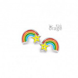 Oorringen regenboog - 613894
