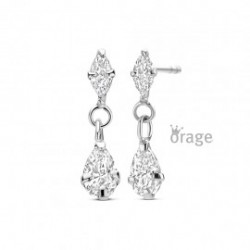 Slingeroorringen met zirconia - 616531