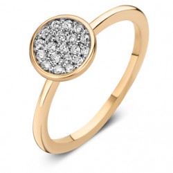Ring geel goud met diamant - 609222