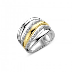 Ring Naiomy zilver bicolor - 606955