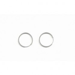 Creolen zilver 11 mm - 615776