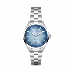 Verbier Ladies-kast en band staal-blauwe wijzerplaat-10atm - 615571