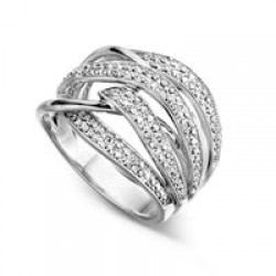 Ring zilver met zirconia - 610485