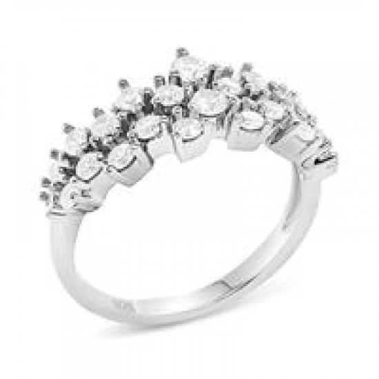Ring zilver met zirconia - 608930