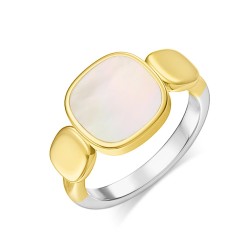 Ring geelkleurig met nacre - 615595