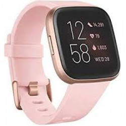 Smart Watch rose gold case pink strap - 609516