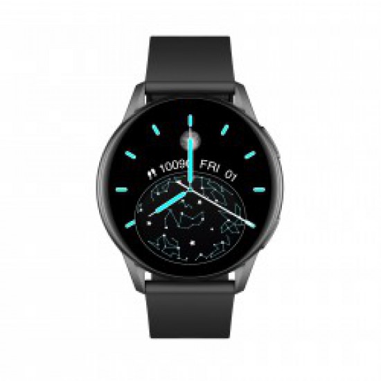 Smart watch black case and silicon strap - 611932