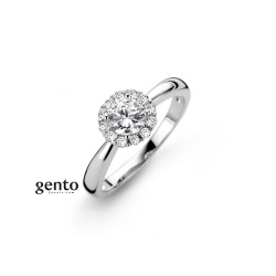 Ring zilver met zircinia - 615046