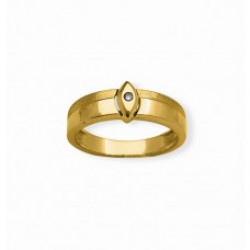 Ring geel met zirconium - 51222